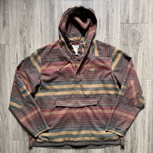 L.L. Bean Multicolor Striped Hoodie